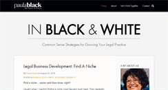 Desktop Screenshot of inblackandwhiteblog.com